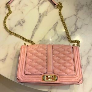 Rebecca Minkoff chain Crossbody ballet pink 💕